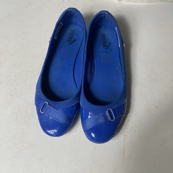 Puma cobalt blue ballerina flats round toe size 9.5 - Picture 1 of 9